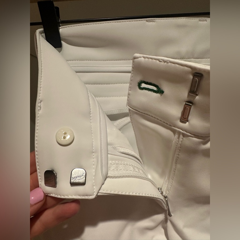 Iago Italia Equestrian Riding Show Breeches, White, Size 24, New With Tags! - Picture 6 of 10